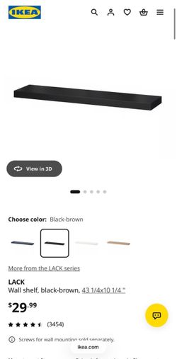 IKEA LACK Wall Shelves – Set of 2  Brand new IKEA LACK wall shelves