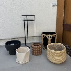 Plant Pots/stand 