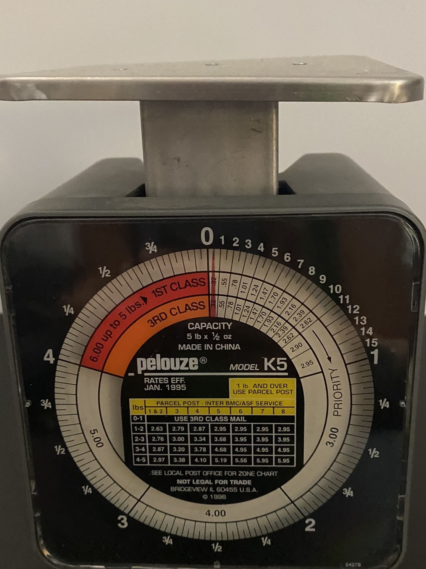Vintage Pelouze Postal Scale