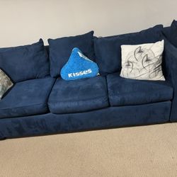Blue Sectional