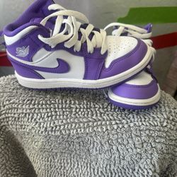 Kids Air Jordan 1 Mid - Size 12 