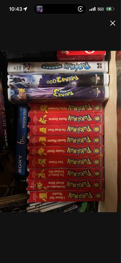 Pokemon VHS Tapes