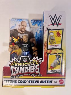 WWE Knuckle Crunchers Stone Cold Steve Austin RARE