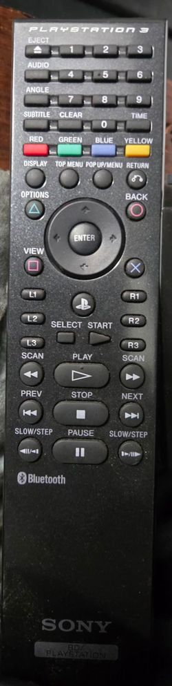 Sony PlayStation 3 Blu-ray Disc Remote