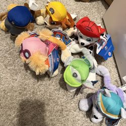 Paw Patrol Plush Toy Set