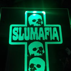 Slumafia Etched Lighted Mirror