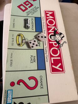 Vintage monopoly game