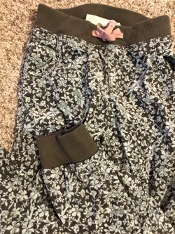 H&M flower corduroy thick 4-5 years
