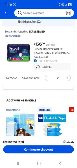 Adult diapers