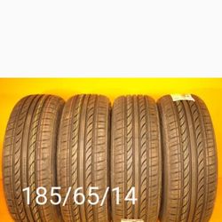 4 New Tires For Sale 185/65/14 We Service Motorcycle Tires