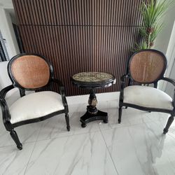 Accentcare chairs And Coffee Table