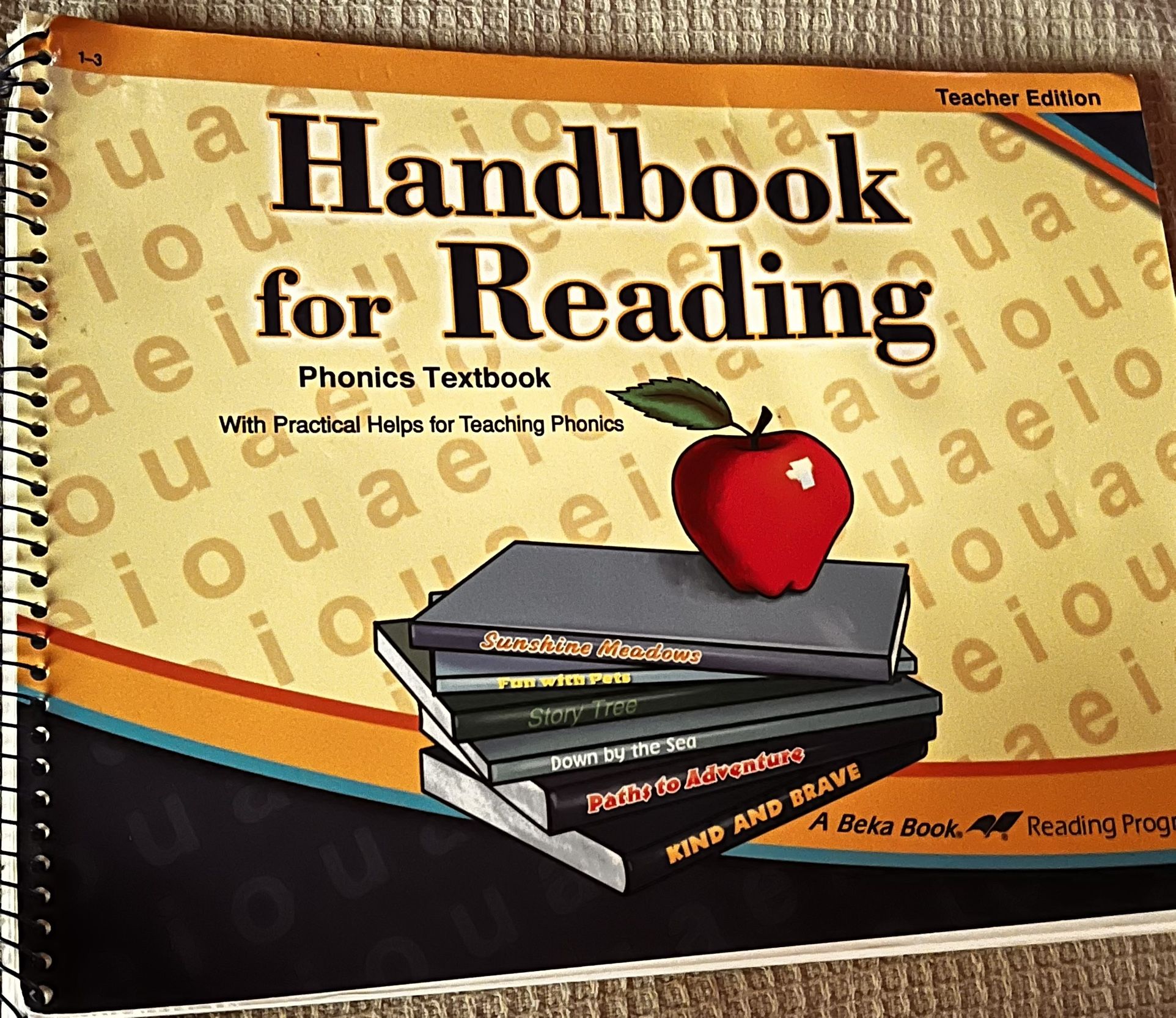 Handbook For Reading 1-3rd Grade/ Abeka Teacher Guide