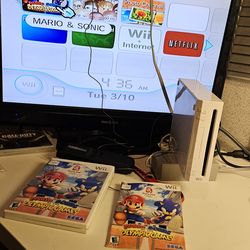 Nintendo wii mario and sonic at the olympic games