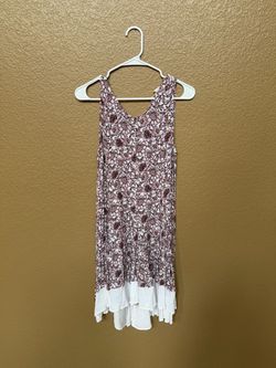 En Crème Pink Paisley Dress Lg