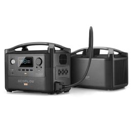 EcoFlow RIVER Pro + RIVER Pro Extra Battery 1440 WH Capacity 