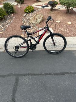 26” Hyper Black/Red Bike
