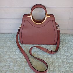 Pink handbag