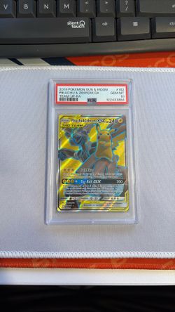 Pokemon Pikachu & Zekrom GX 162/181 Team Up Ultra Rare Full Art Holo EN PSA 10