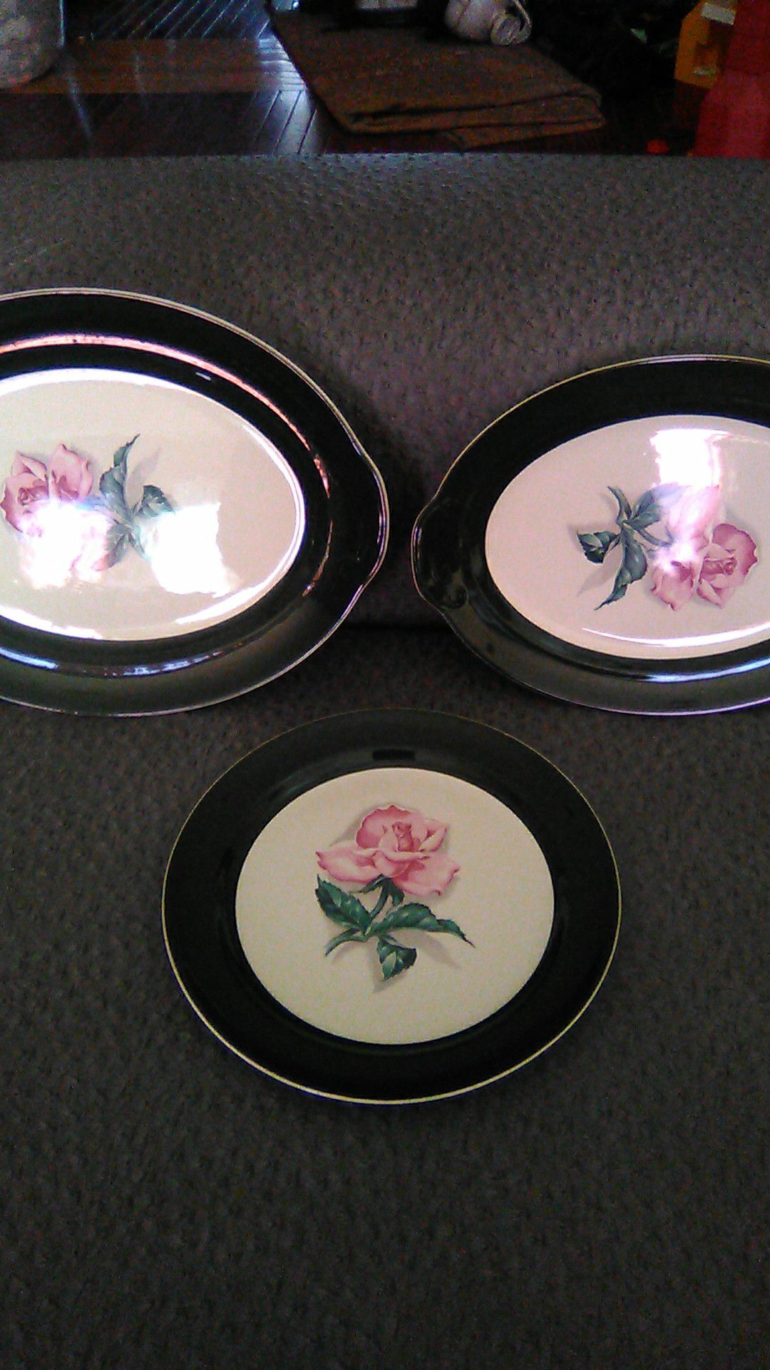 Vintage Taylor Smith Platters and Plate