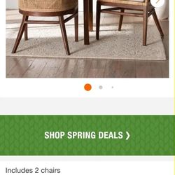 Bali & Pari Set Of 2 Rattan Chairs Brand New
