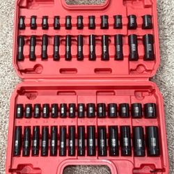 Brand New 1/4 Impact Socket Set  Standard 5/32 - 9/16 Metric 4-15mm