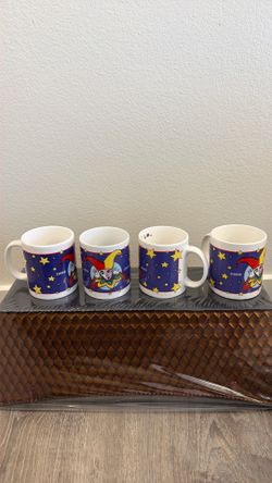 Vintage Circus Circus Court Jester Cup Mug