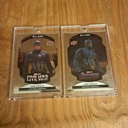 Marvel Allure Chris Evans As Captain America # 50 And 92 In Mint Condition. 