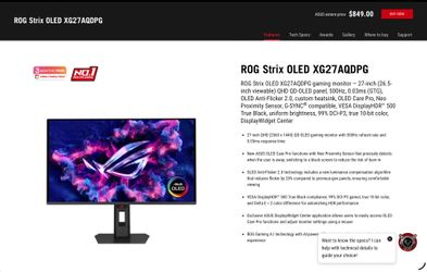 Asus ROG Strix OLED XG27AQDPG (500hz)