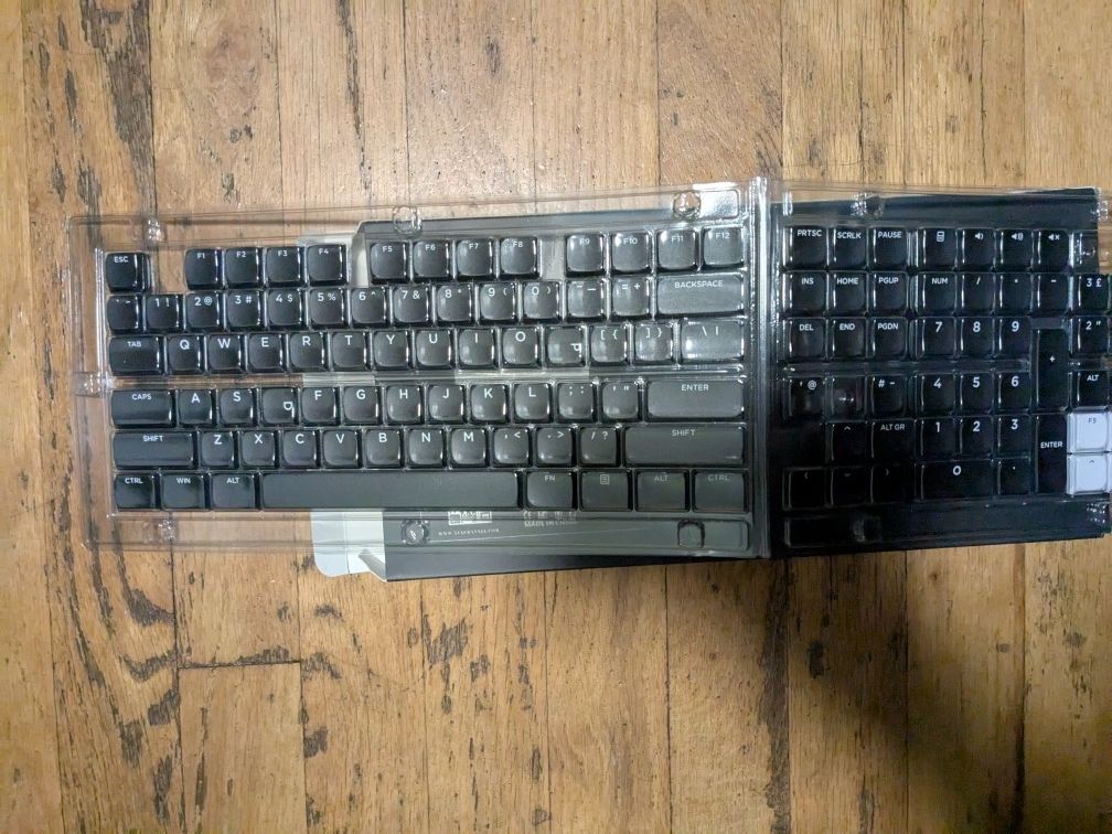 XVX Low Profile Black Keycaps For Keyboard Shine Through