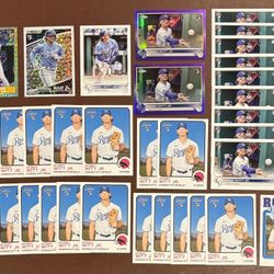 2022 Topps Bobby Witt Jr. Rookie Card Lot Of (34)