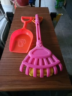 Beach Shovels and rakes