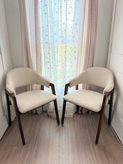 Two upholstery chairs  (Target furniture )