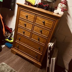 Solid Wood Dresser 