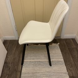 Brand new white dining chairs