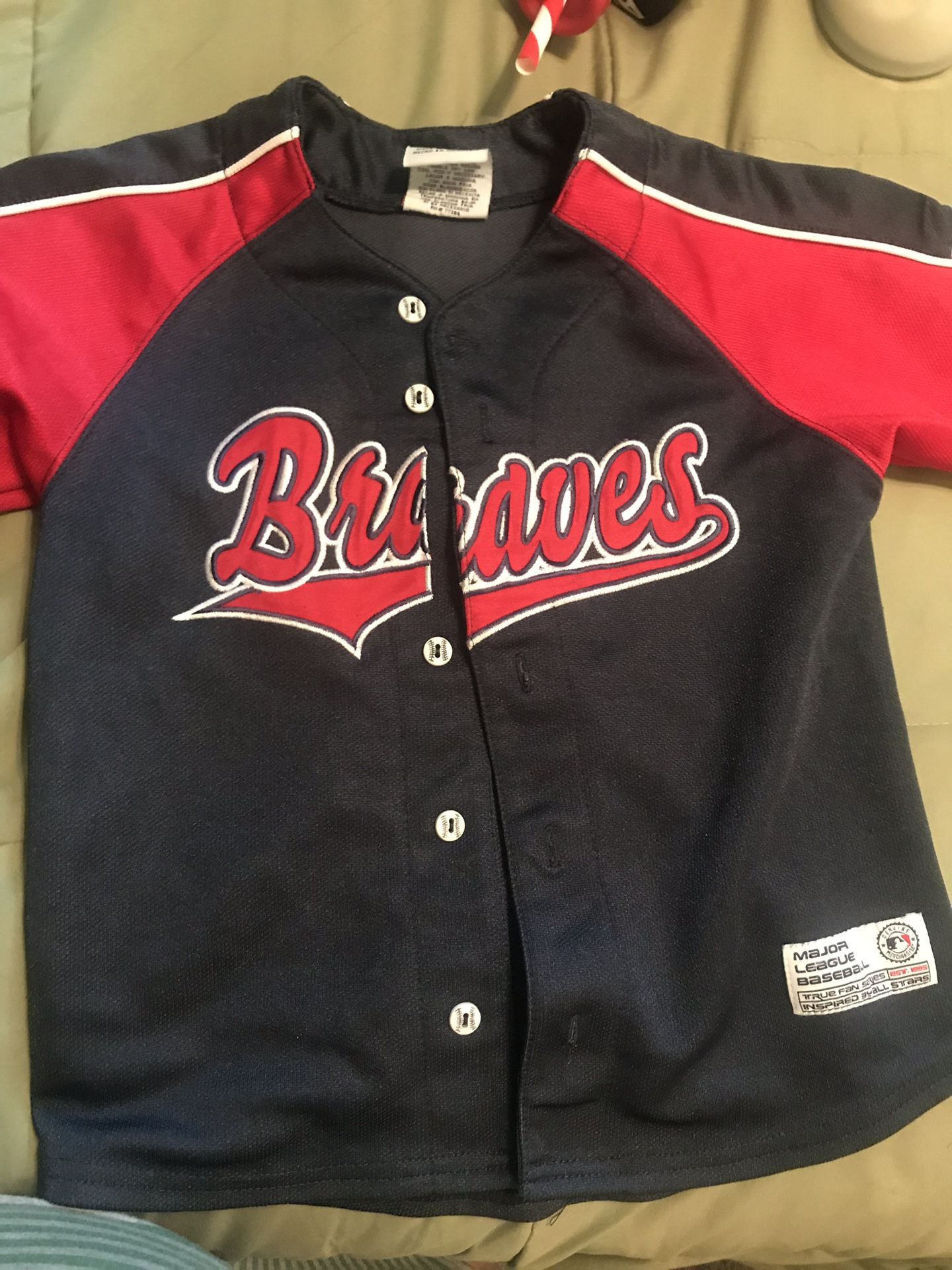 Atlanta braves baseball jersey