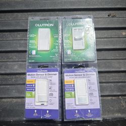 4 Brand New Lutron Light Switched 