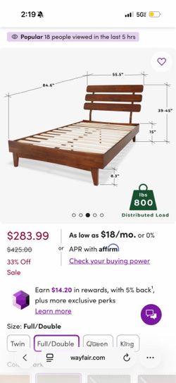 Full Size Bed Frame