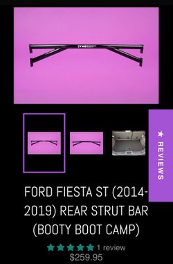 Fiesta ST rear strut bar