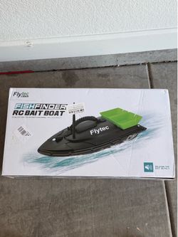 Flytec RC Bait Boat Fish Finder – New in Box