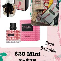 Valentino y YSL perfumes