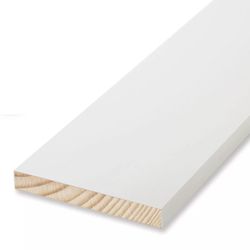 Square 1x6 MDF Baseboard