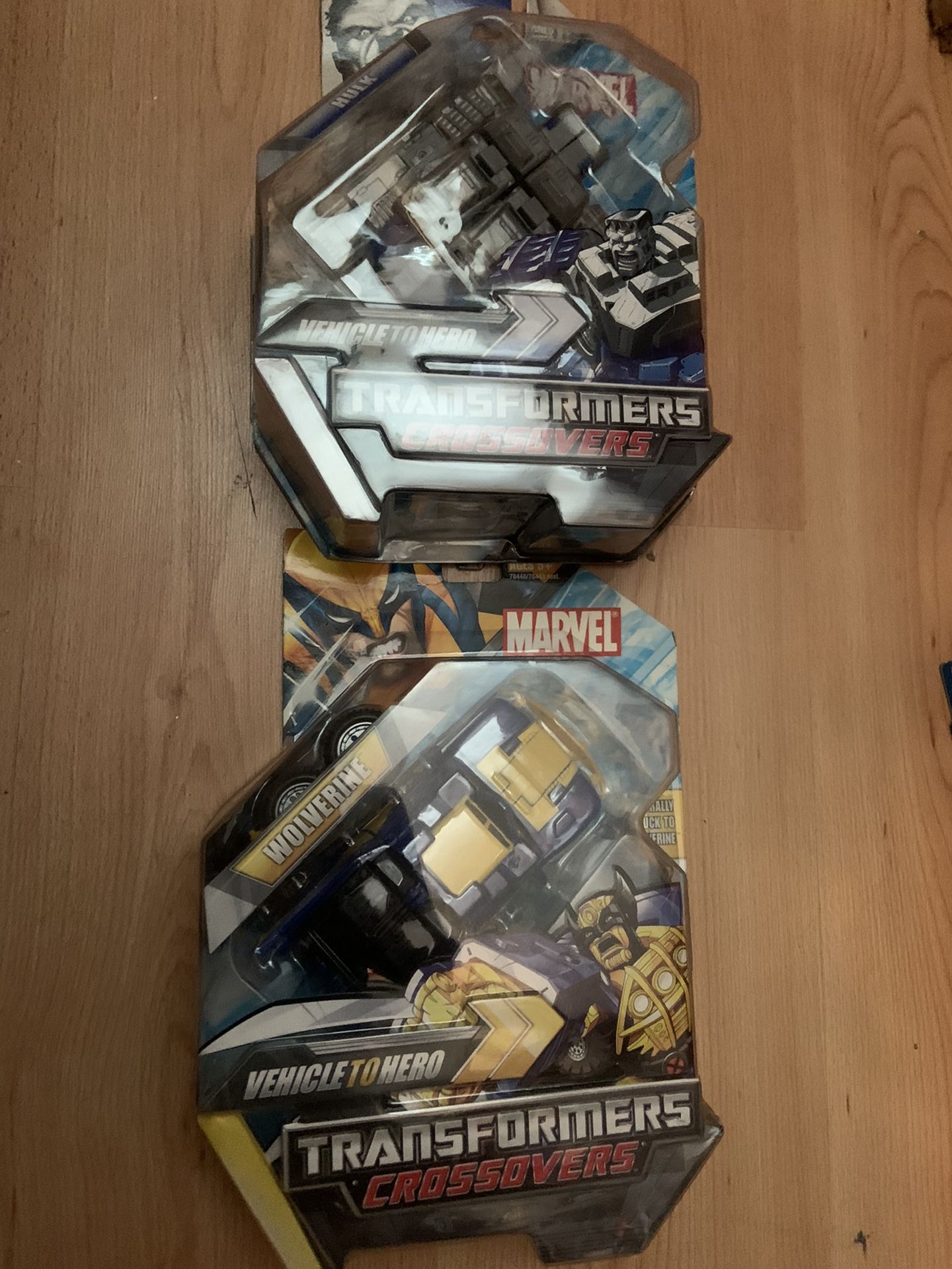 Transformers Crossovers Marvel Comics Wolverine Gray Hulk Rare Vintage Action Figures Lot