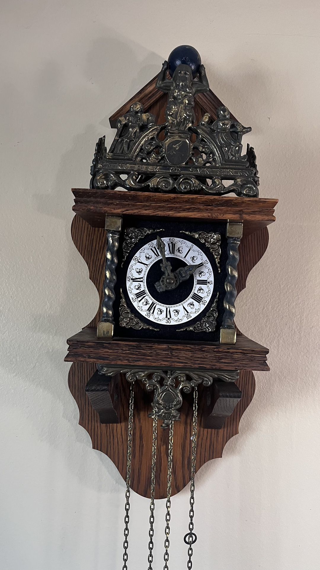 Antique German Clock Working Perfect 