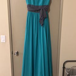 Teal/Grey Bridesmaids Dress Thumbnail
