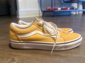Yellow Vans Old Skool trainers