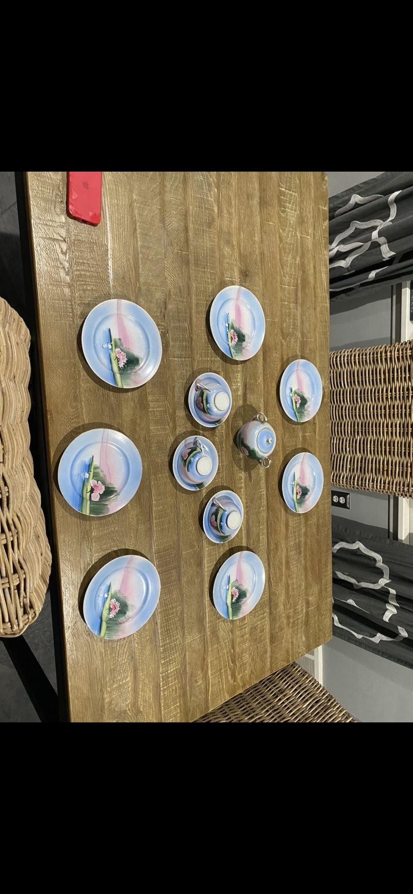 Hand Painted Tea Set