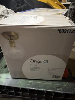 Origin21 Kolten 7in Globe Flushmount Light Brushed Gold — Open Box