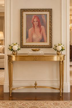 Gorgeous Mid Century Oil Painting Portrait of a Red-haired Woman Signed by “Pascal Cucaro”🌷