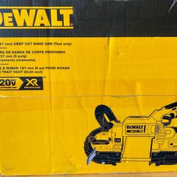 DeWalt 5” Deep Cut Band Saw 20v Max XR