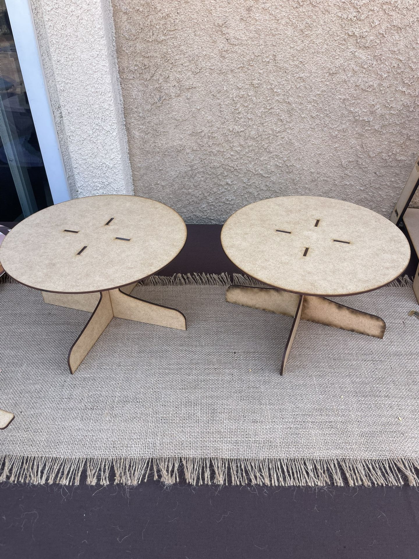 Two Bases For Candy Table